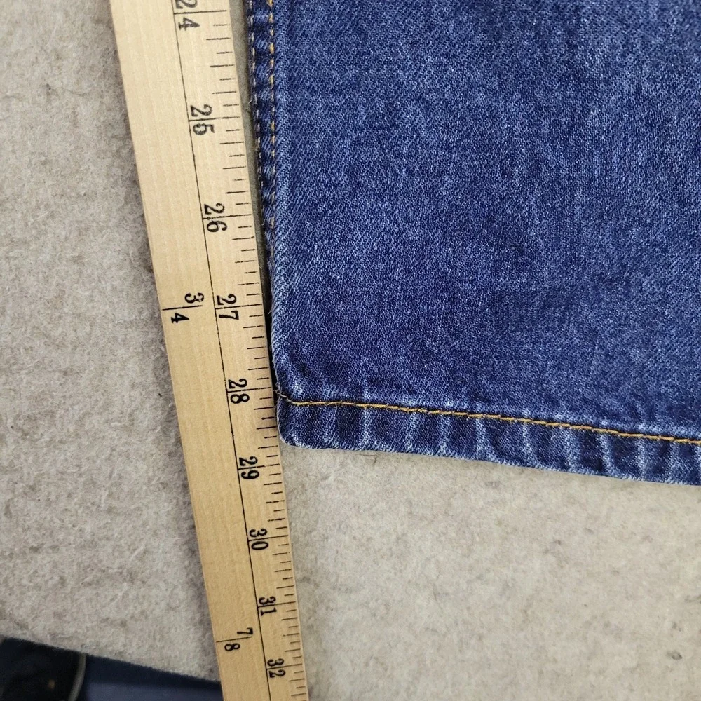 Levis Jeans 505 Mens Size 40x30 Dark Wash Blue Regular Fit Classic Straight